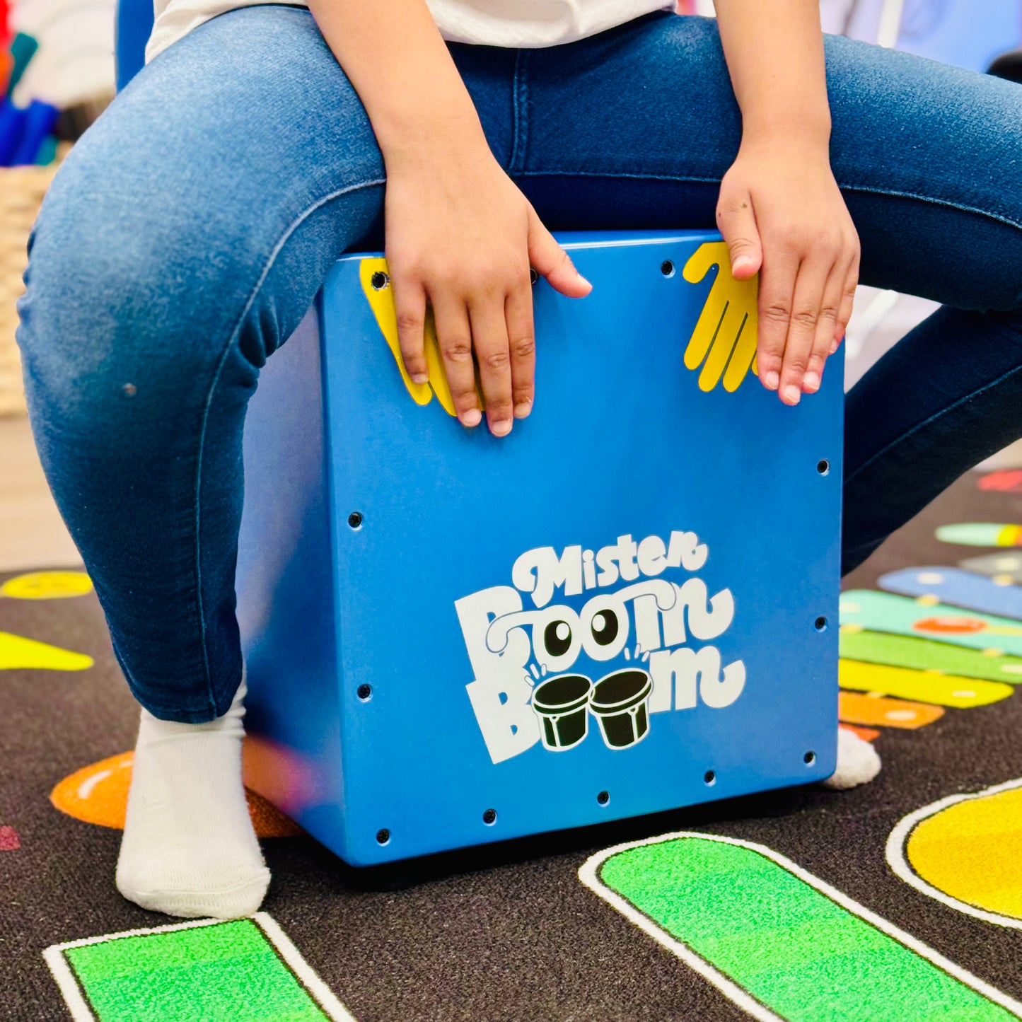 Mister Boom Boom’s Children’s Cajon Drum with Chair Back